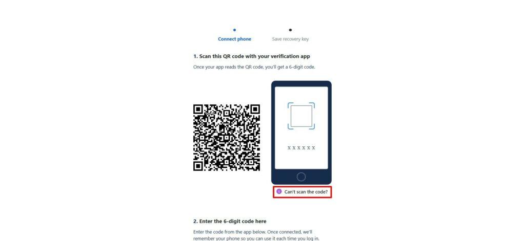 Can't scan the code