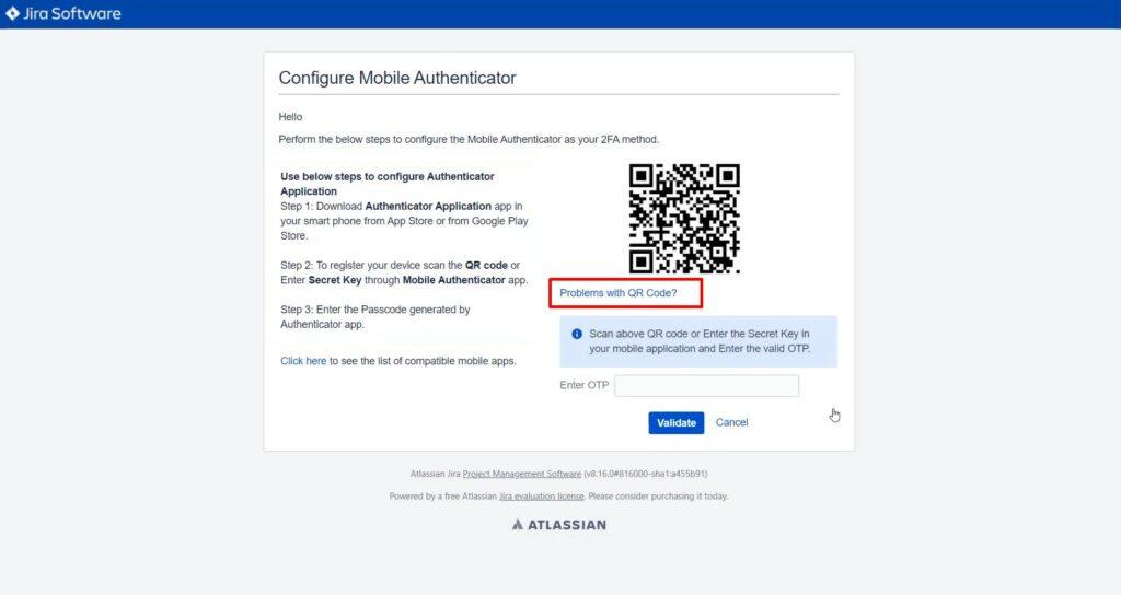 Problems with QR code