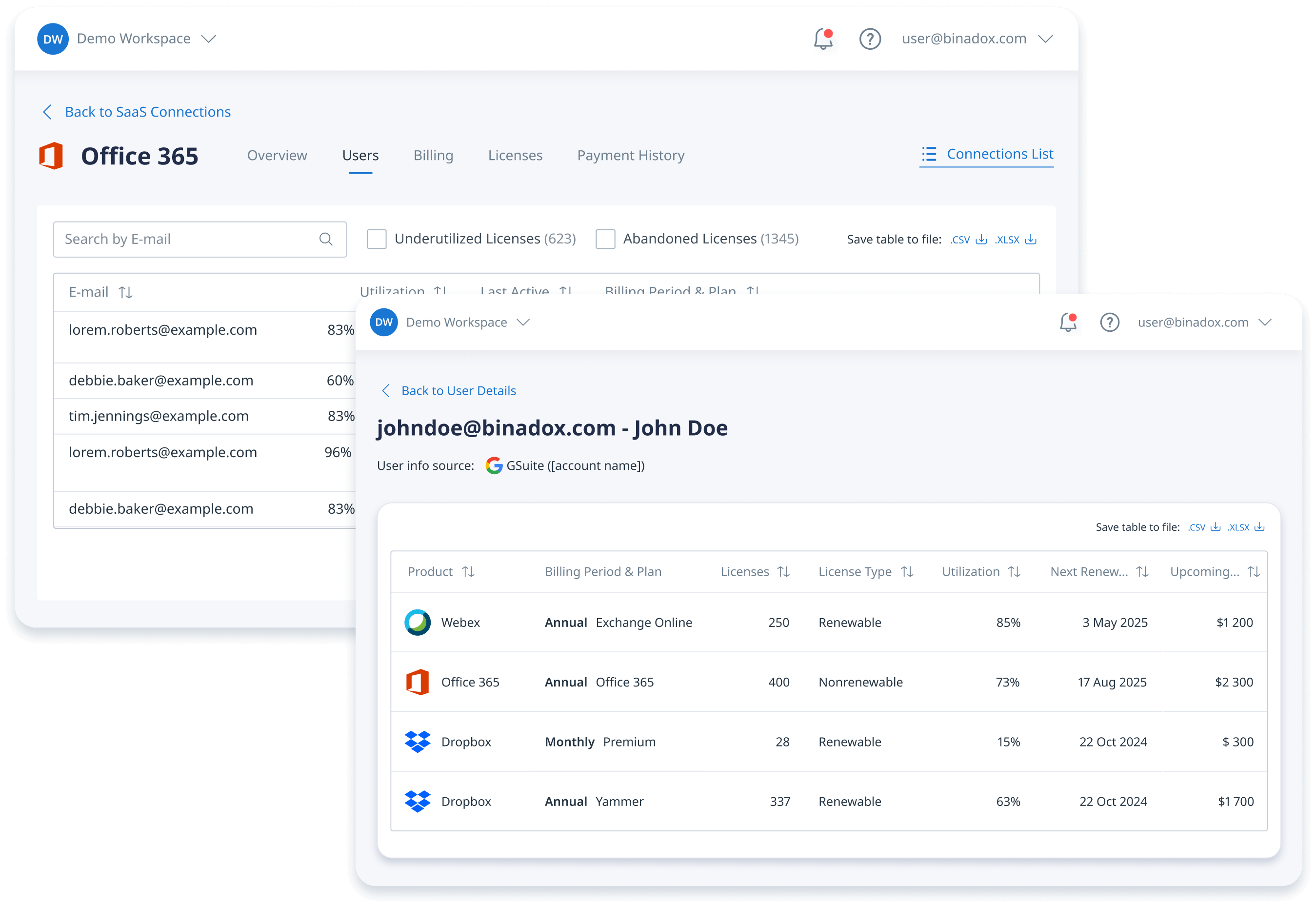 User Details