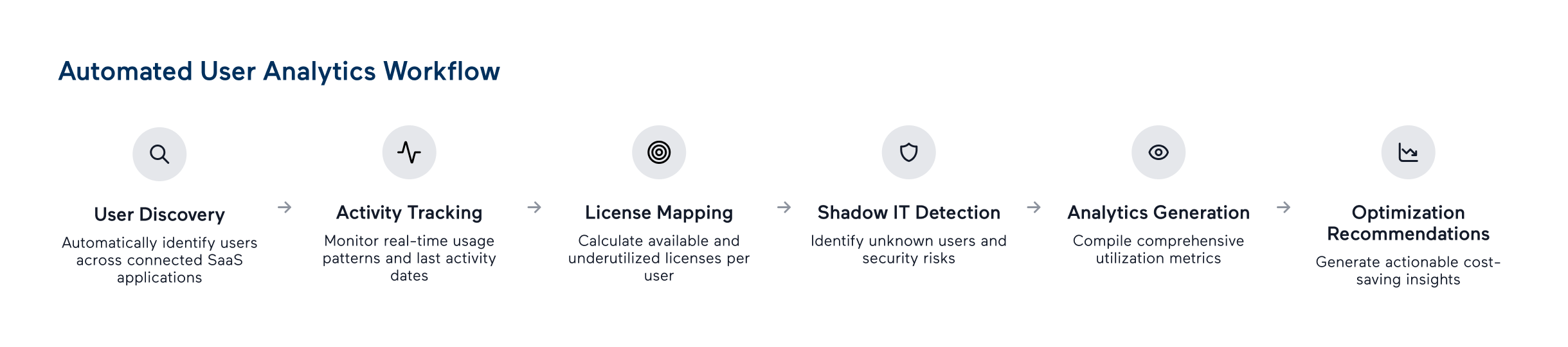 Automated Analytics Workflow | 6-Step SaaS License Management Process