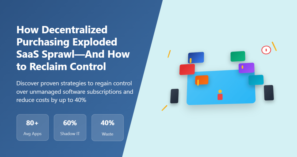 How Decentralized Purchasing Exploded SaaS Sprawl—And How to Reclaim Control