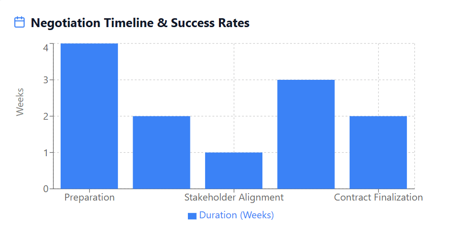 Negotiation Timeline & Success Rates