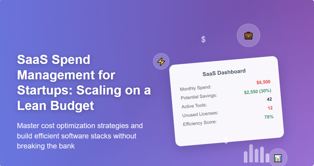 SaaS Spend Management for Startups Scaling on a Lean Budget