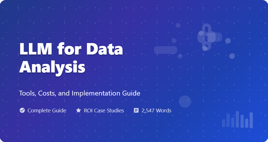 LLM for Data Analysis