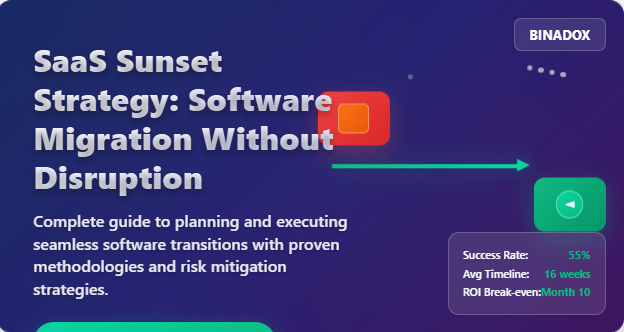 SaaS Sunset Strategy: Software Migration Without Disruption