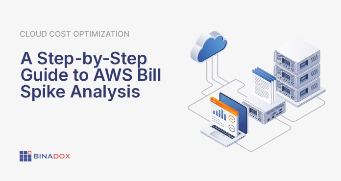 A striking visual representation of an AWS bill spike analysis, showing a sharp, unexpected increase in cloud costs on a digital graph, surrounded by abstract cloud infrastructure elements. The upward trend signifies a sudden surge in spending, highlighting the critical need for investigation and resolution in cloud financial management.