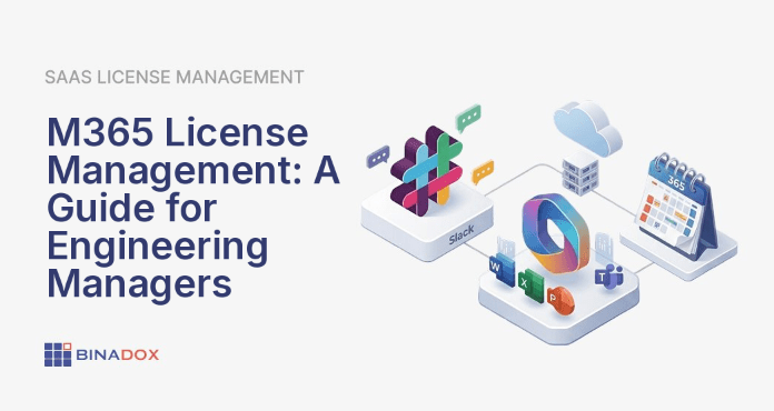 An engineering manager strategically overseeing a digital dashboard focused on m365 license management, with key performance indicators like cost savings and utilization rates. This visual emphasizes the manager's role in taking ownership of license optimization, integrating it into team processes, and driving financial and operational efficiency within their engineering organization.