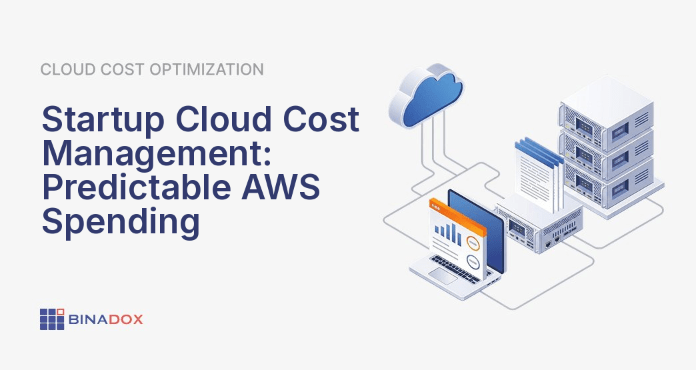 An illustration contrasting unpredictable, volatile cloud spending with predictable, controlled startup cloud cost management, showing a founder confidently looking at a stable financial runway. This visual emphasizes how effective cost control directly extends a startup's life.