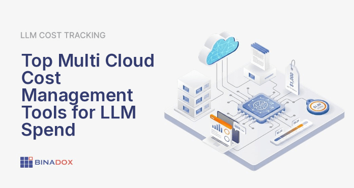 An illustration showing a central dashboard unifying and optimizing complex LLM expenditures across AWS, Azure, and Google Cloud, highlighting the essential role of multi cloud cost management tools in bringing financial governance to AI initiatives.