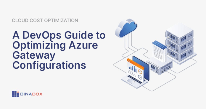 An intricate diagram illustrating how to optimize Azure gateway configuration for cloud-native applications, showing traffic flowing through Application Gateway and Front Door to various backend services, emphasizing performance, security, and cost-efficiency in a DevOps environment.