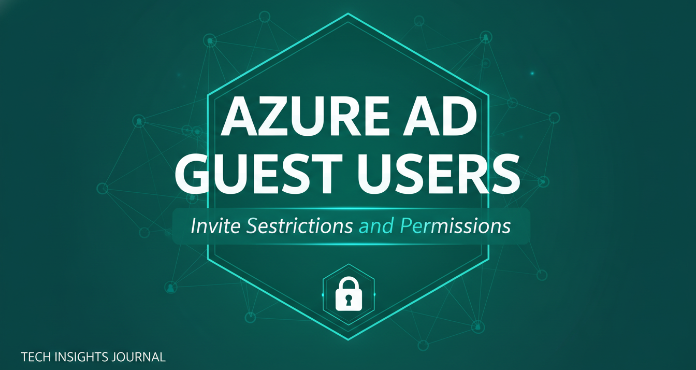 A conceptual illustration of a secure digital gateway managing access for azure ad guest users. The image depicts various external collaborators, each with distinct company affiliations, approaching a controlled portal, symbolizing the balance between enabling external collaboration and maintaining robust security within an organization's digital environment.
